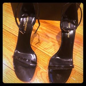 YSL strapping heel sandals